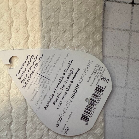 Wet-It! Swedish Treasures Dishcloth & Cleaning Cloth -Set of 2 - Picture 2 of 3